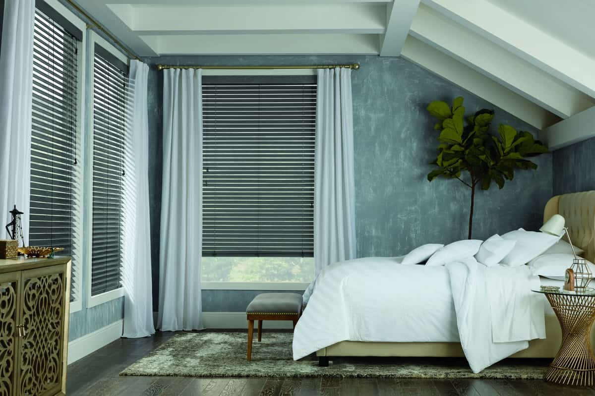 Hunter Douglas Parkland® Wood Blinds Faux Wood Blinds Aluminum Blinds near Avalon, New Jersey (N)